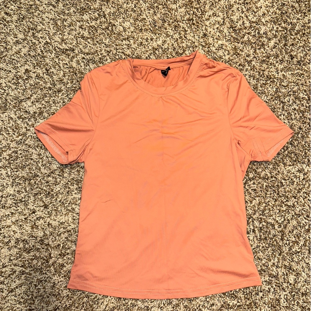 Coral medium SHEIN baby tee